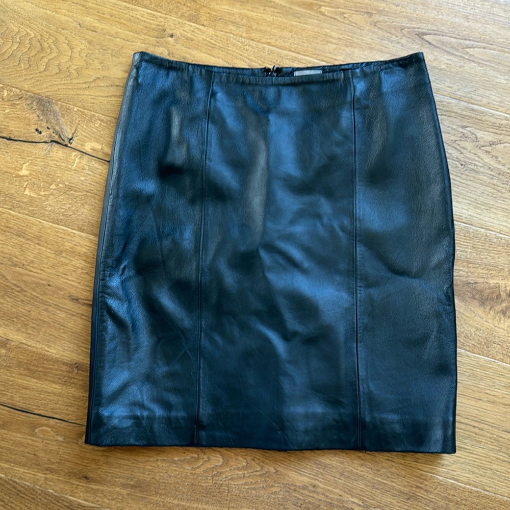 Cusp Leather Pencil Skirt